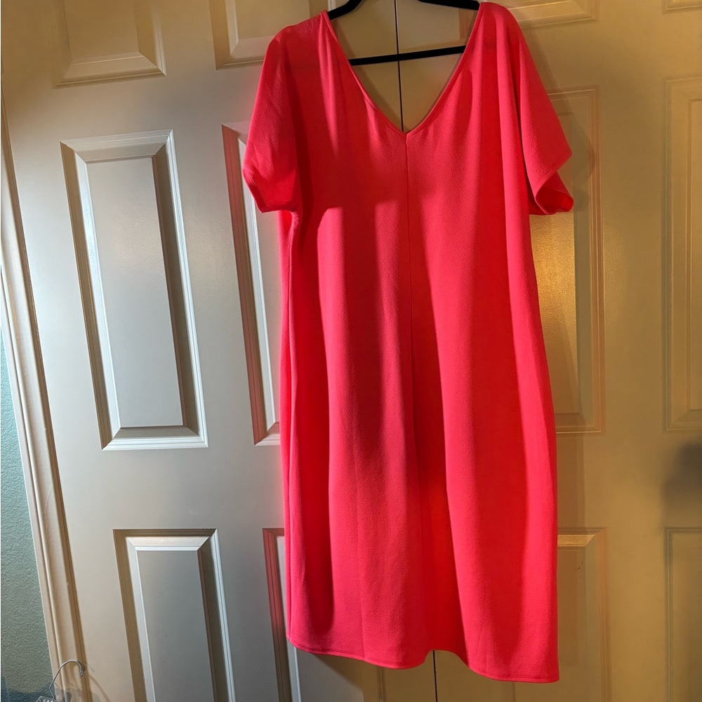 Ashley Stewart Pink Midi Dress
